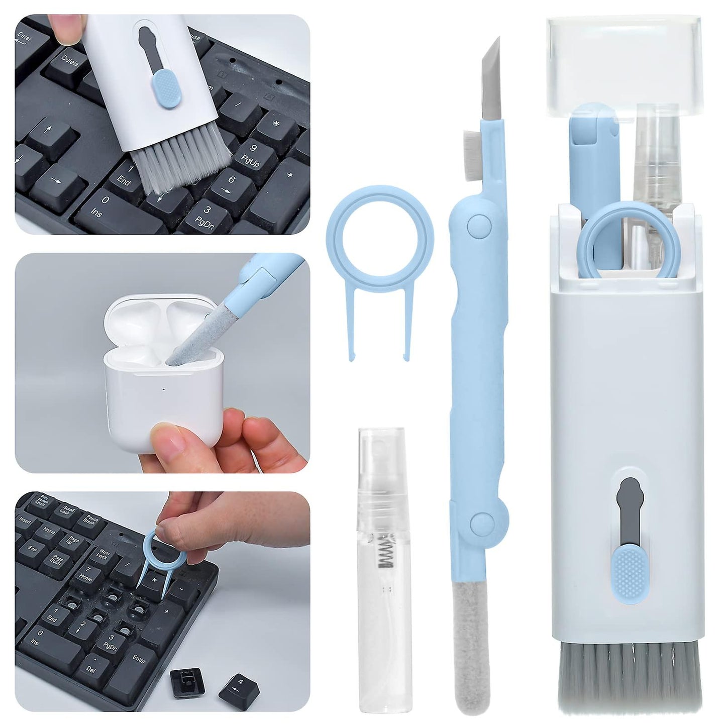 7-in-1 Tech Cleaning Kit – Deep Clean Your Keyboard, AirPods & Gadgets in Seconds