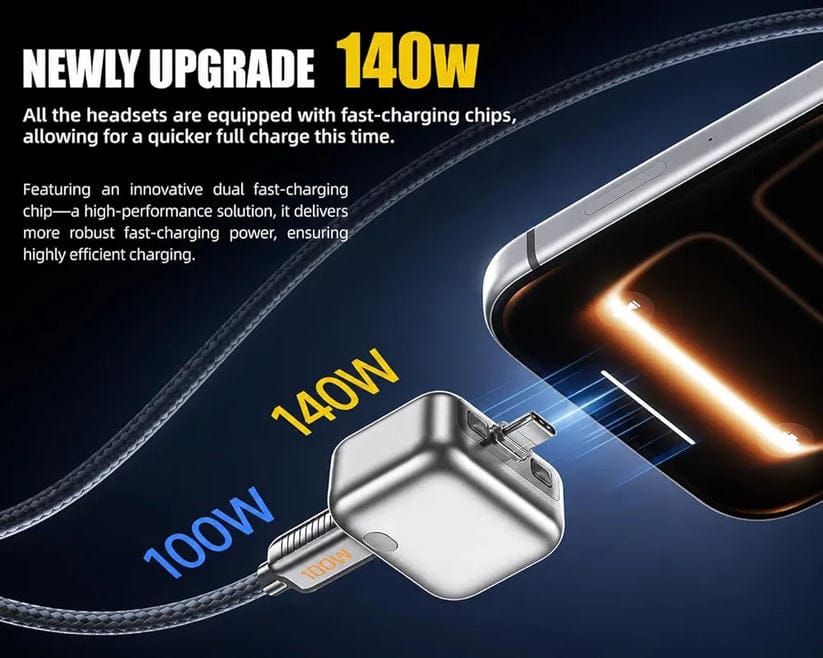 PopGuard 140W Automatic Charging Disconnector | Smart Auto Power Cut-Off Battery Guardian | Fast Charging Protector