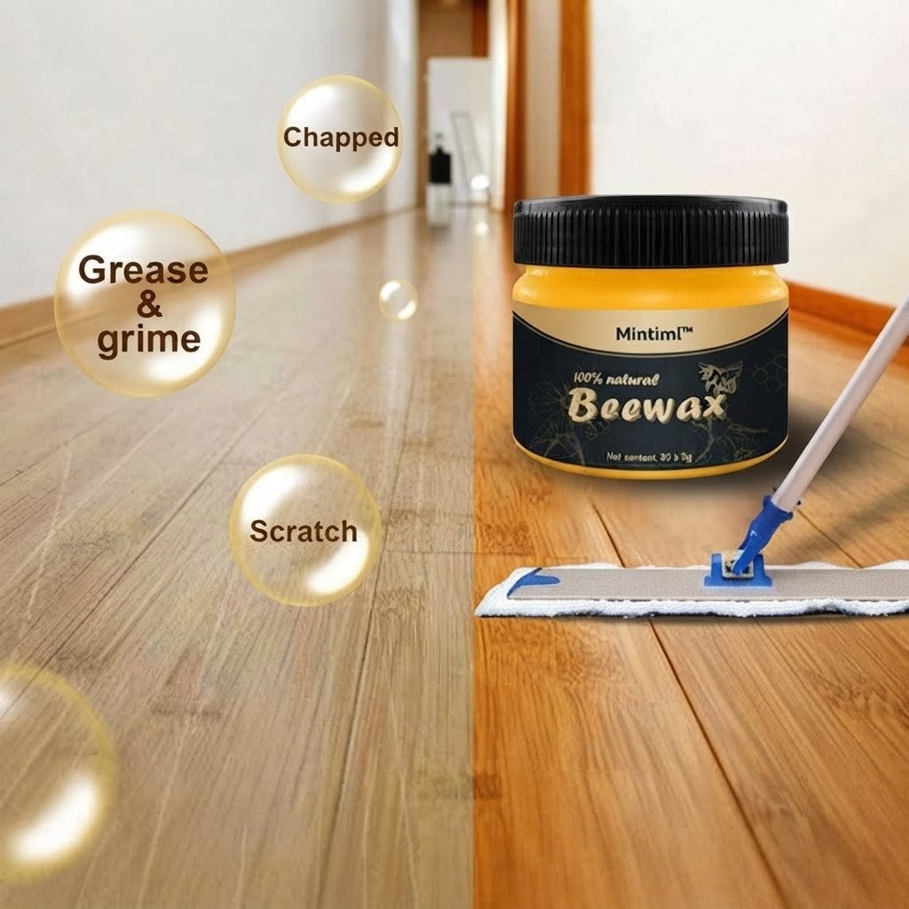 Complete Beeswax Wood Restoration Kit | Spray + Beeswax Wax + Sponge