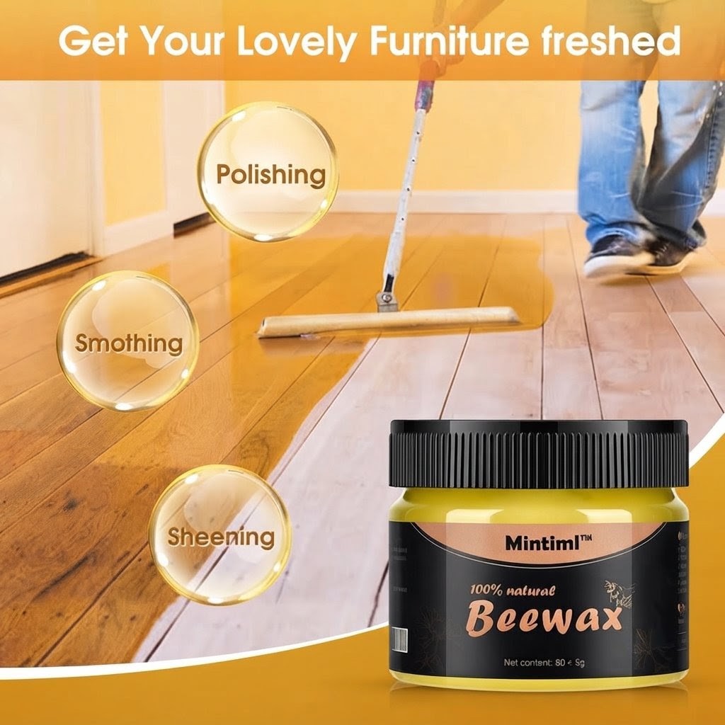 Complete Beeswax Wood Restoration Kit | Spray + Beeswax Wax + Sponge