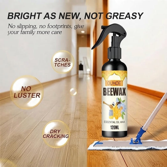 Complete Beeswax Wood Restoration Kit | Spray + Beeswax Wax + Sponge