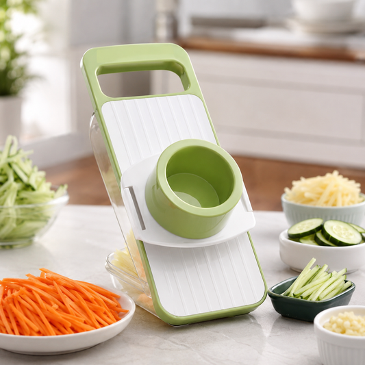 5 in 1 Vegetable Cutter | Multifunctional Stainless Steel Vegetable Cutter & Slicer | Kitchen Tool